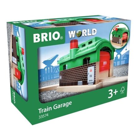 Brio World Tunnel Garage - Accessoire pour circuit de train en bois - Ravensburger - Mixte des 3 ans - 33574