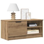 vidaXL Meubles TV 2 Pièces chêne artisanal 80x35x36 5cm bois d'ingénierie