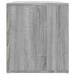 vidaXL Armoire d'angle sonoma gris 160x40x45 cm bois d'ingénierie