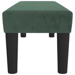 vidaXL Banc Vert foncé 100x30x30 cm Velours