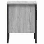 vidaXL Table de chevet sonoma gris 40x30x40 cm bois d'ingénierie