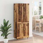 vidaXL Haut Armoire Bois Ancien 69 5 x 34 x 180 cm Bois d'ingénierie