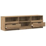 vidaXL Meuble TV chêne artisanal 150x33 5x45 cm bois d'ingénierie