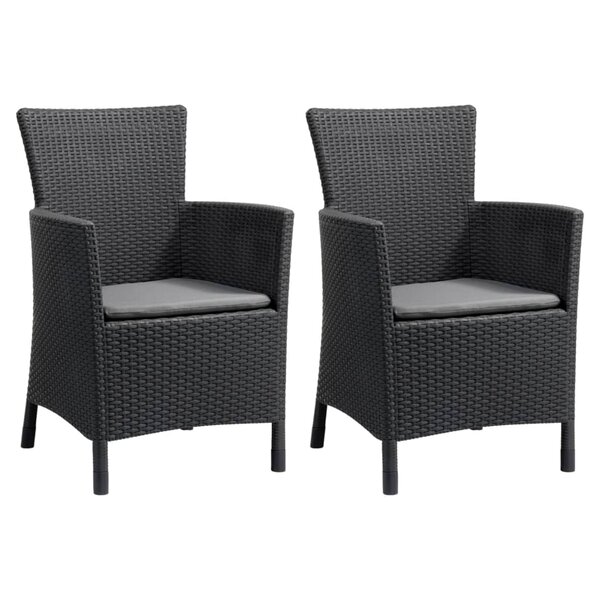 Keter Chaise à manger de jardin Iowa graphite 215526