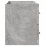 vidaXL Armoire de lavabo gris béton 80x38 5x48 cm bois ingénierie