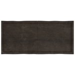vidaXL Dessus de table bois massif traité bordure assortie