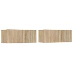 vidaXL Ensemble de meubles TV 5 Pièces Chêne sonoma Bois d'ingénierie