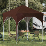 vidaXL Tente de fête pop-up 194 x 194 x 245 cm Marron