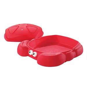 Bac à sable en forme de crabe rouge