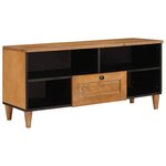 vidaXL Meuble TV Marron clair 105 x 33 x 46 cm bois de manguier massif