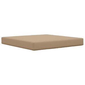 vidaXL Coussin de canapé d'extérieur Taupe 80 x 80 x 8 cm Polyester