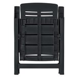 vidaXL Ensemble à manger d'extérieur 9 Pièces Plastique Anthracite