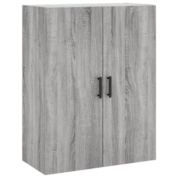 vidaXL Armoire murale sonoma gris 69 5x34x90 cm