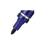 Marqueur Permanent N50 Corps Aluminium Pointe ogive 2 mm Bleu PENTEL