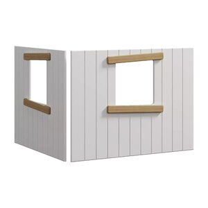 Flexa NOR & WHITE Facades de lit cabane Cadre chene