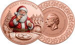 Monnaie SANTA CLAUS 5 Oz Cuivre 500 Francs Cameroon 2026 (PRÉCOMMANDE)