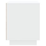 vidaXL Table de chevet blanc 44x35x45 cm bois d’ingénierie