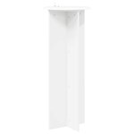 vidaXL Support de Plante 2 pièces Blanc Ø40 x 100 cm Bois d'ingénierie