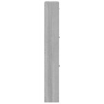 vidaXL Armoire à chaussures Sonoma gris 59x17x108 cm Bois d'ingénierie