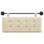 vidaXL Tête de lit suspendue tissu