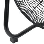 vidaXL Ventilateur de sol 3 vitesses 55 cm 100 W Noir