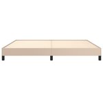 vidaXL Cadre de lit sans matelas cappuccino 200x200 cm similicuir
