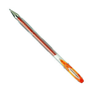 Stylo roller signo ecriture large orange pailleté