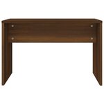 vidaXL Ensemble de coiffeuse Chêne marron 74 5x40x141 cm