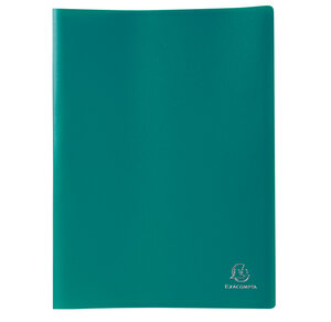Protège-documents en polypropylène souple OPAK 80 vues - A4 - Vert foncé EXACOMPTA