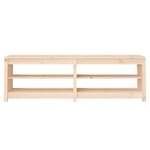 vidaXL Banc à chaussures 160x36 5x50 cm Bois de pin massif