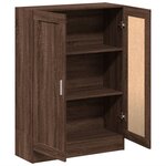 vidaXL Bibliothèque chêne marron 82 5x30 5x115 cm bois d'ingénierie