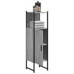 vidaXL Armoire de salle de bain sonoma gris 33x33x120 5 cm
