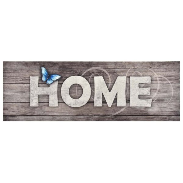 vidaXL Tapis de cuisine lavable Home 60x180 cm