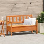 Banc extérieur vidaXL Acacia 119x76x44 cm en bois massif de pin