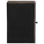 vidaXL Armoire de salle de bain murale 38x33x48cm bois massif manguier