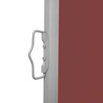 vidaXL Auvent latéral rétractable de patio 140x1200 cm Marron