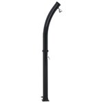 vidaXL Douche solaire Noir 214 cm 20 L