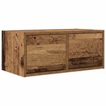 vidaXL Meubles TV 2 Pièces vieux bois 60x31x25 5 cm bois d'ingénierie