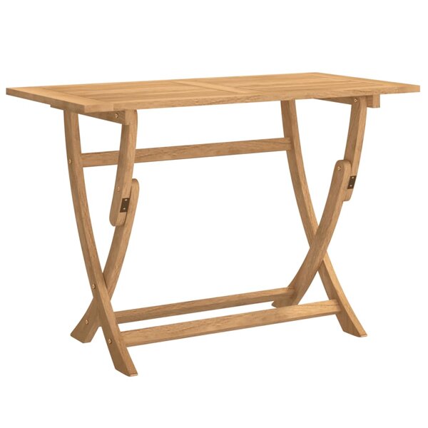 vidaXL Table pliable de jardin 110x55x75 cm bois d'acacia solide