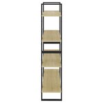 vidaXL Bibliothèque à 4 niveaux chêne sonoma bois d'ingénierie