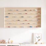 vidaXL Vitrine de collection en bois avec 6 étagères 100x8 5x55 cm