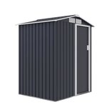Abri de jardin en métal - 1,91 m² -1 porte coulissante - Gris anthracite