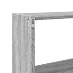 vidaXL Armoire murale 158x18x53 cm sonoma gris bois d'ingénierie