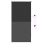 Store enrouleur occultant noir 60 x 120 cm