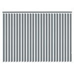vidaXL Store vertical 150 x 180 cm Tissu Gris