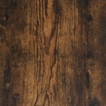 vidaXL Bibliothèque chêne fumé 80x24x143 cm bois d'ingénierie
