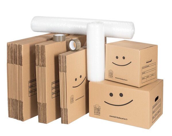 KIT déménagement T3 renforcé + 1 adhésif offert