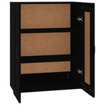 vidaXL Armoire murale suspendue Noir 69 5x32 5x90 cm