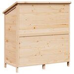 vidaXL Abri de jardin avec toit Naturel 106 5 x 56 x 113 5 cm