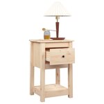 vidaXL Tables de chevet 2 Pièces 40x35x61 5 cm Bois de pin massif